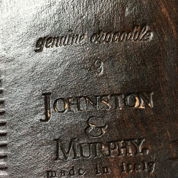 Johnston & Murphy Loafers Shoes Size 9 Brown Croc main image 5